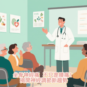 坐骨神經痛，不只是腰痛！揭開神經調節新趨勢，重新定義疼痛與復原的關係